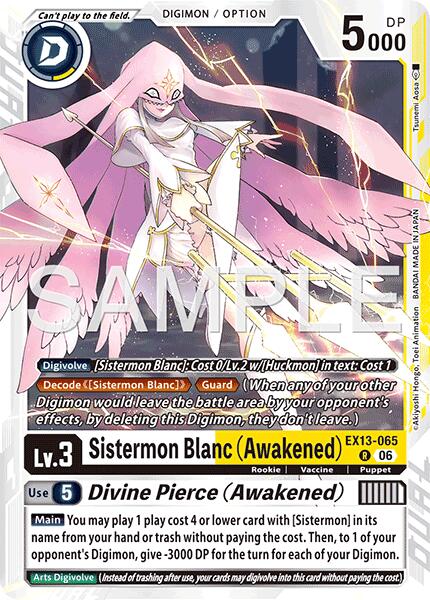 Sistermon Blanc (Awakened) // Divine Pierce (Awakened)
