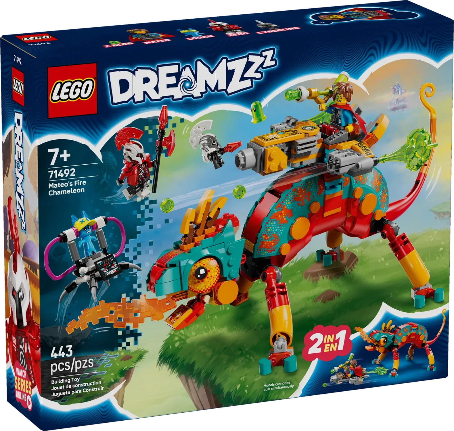 LEGO®  DREAMZzz Mateo's Fire Chameleon Set 71492