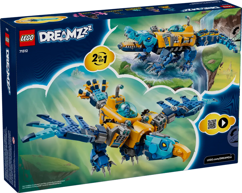 LEGO® DREAMZzz™ Crocodile Submarine Set 71512