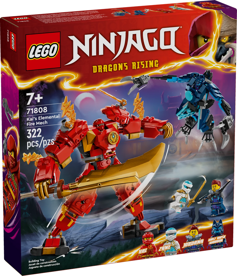 LEGO® NINJAGO® Kai's Elemental Fire Mech Set 71808
