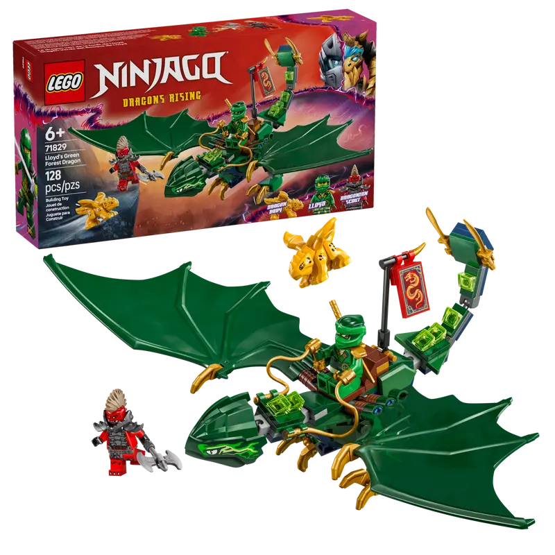 LEGO® NINJAGO® Lloyd's Green Forest Dragon Set 71829