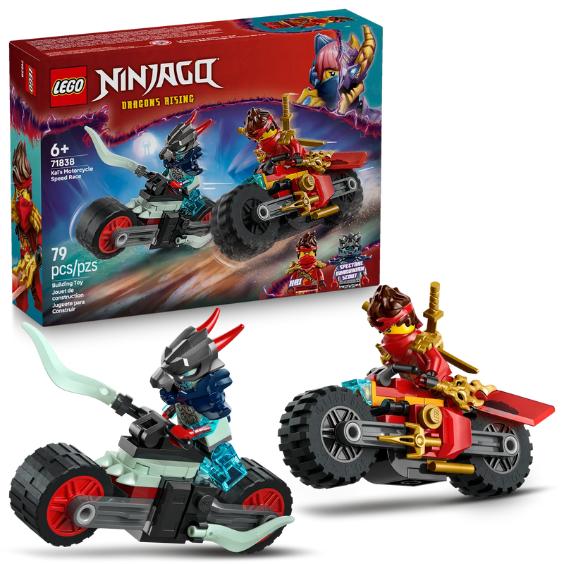 LEGO®  NINJAGO® Kai's Motorcycle Speed Race Set 71838