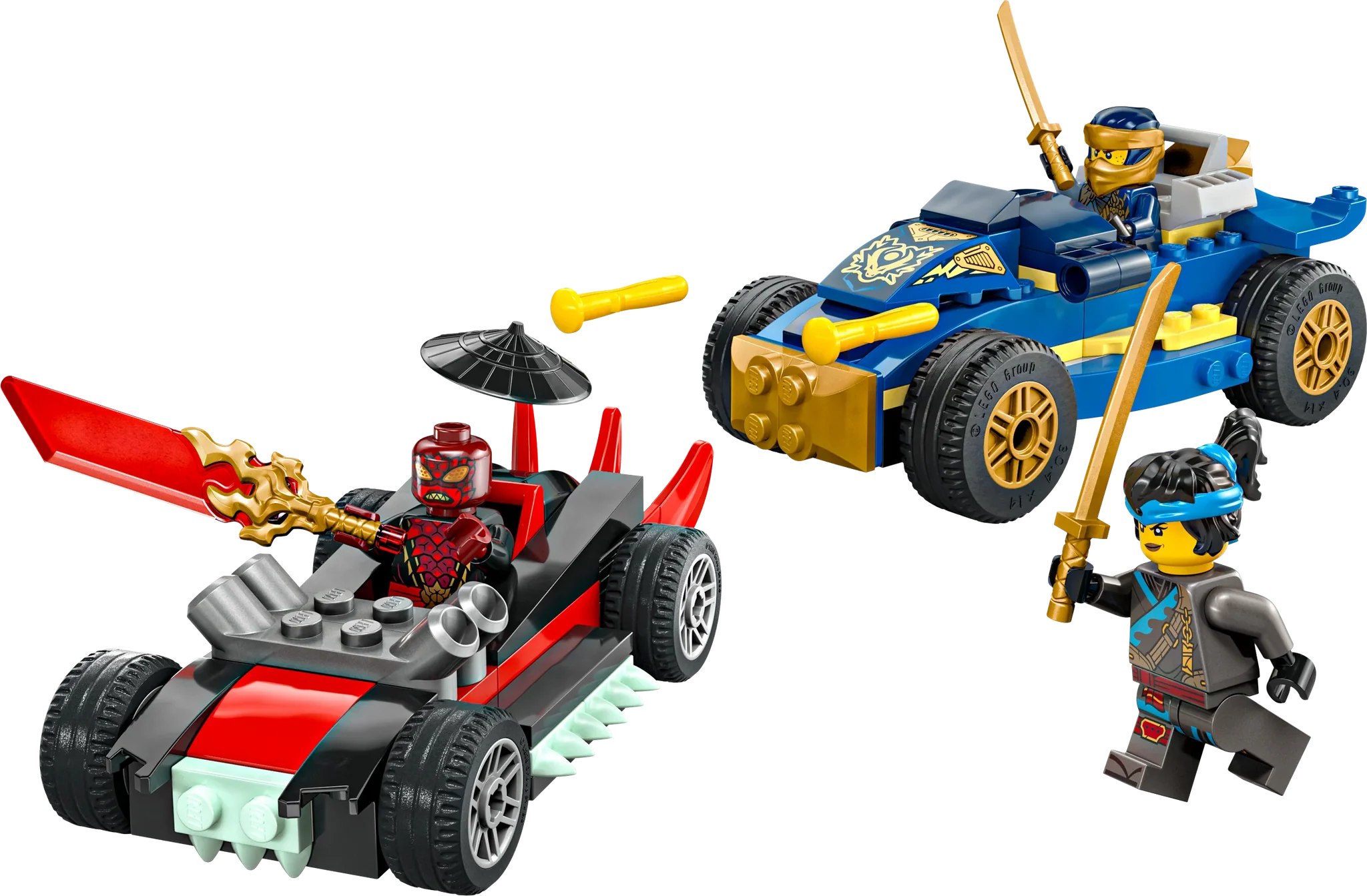 LEGO®  NINJAGO® Rogue vs. Drix Race Car Duel Set 71840