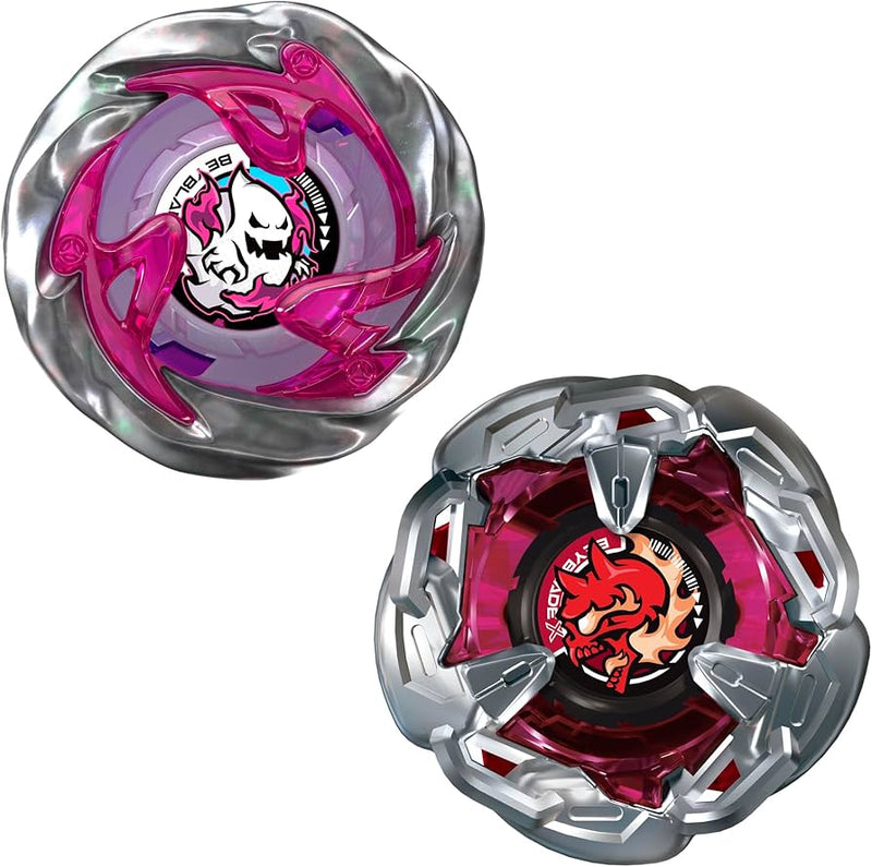 Beyblade X - Dual Pack - Chain Incendio 5-60HT BX (Balance Type) / Circle Ghost 0-80GB UX (Stamina Type)