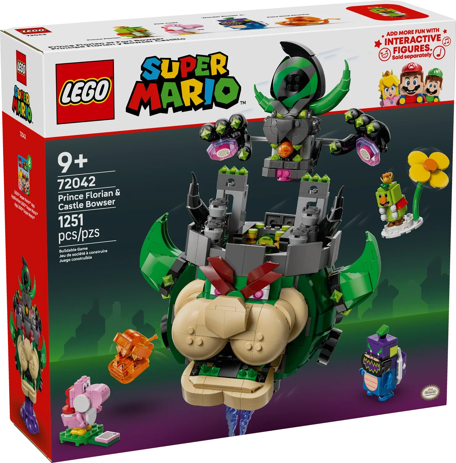 LEGO® Super Mario Bros™ Prince Floria & Castle Bowser Set 72042