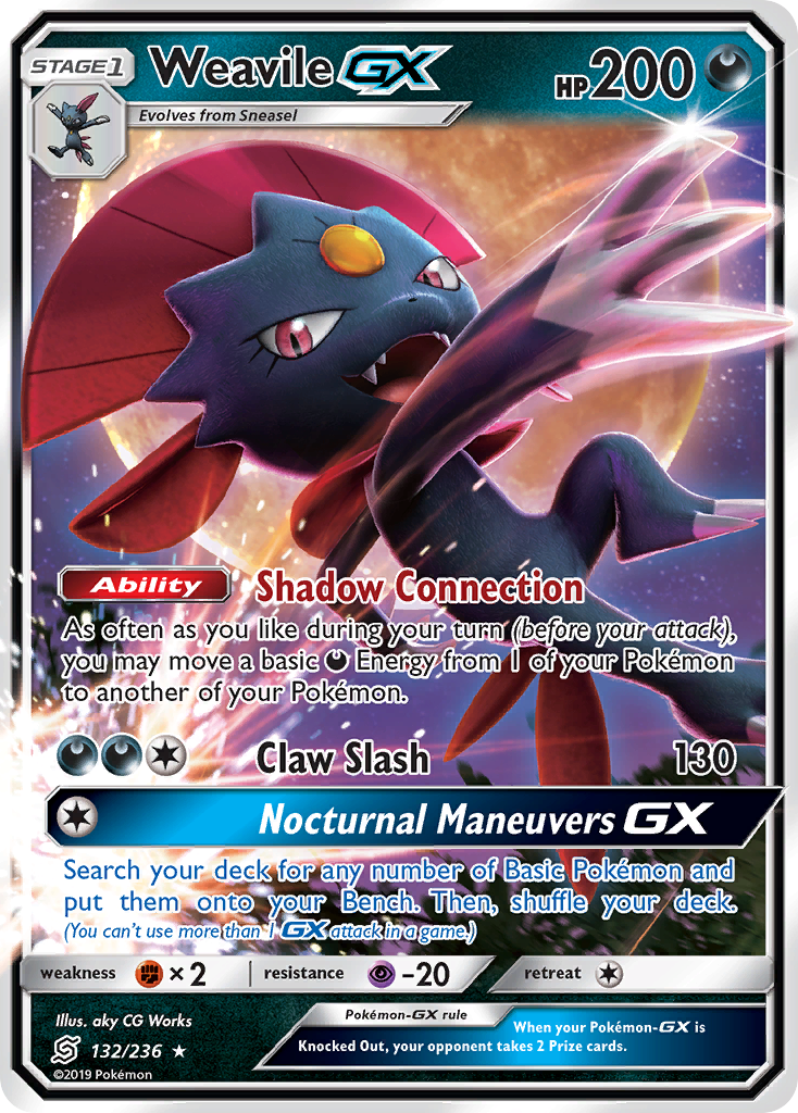 Weavile GX (132/236) [Sun &amp; Moon: Unified Minds] 