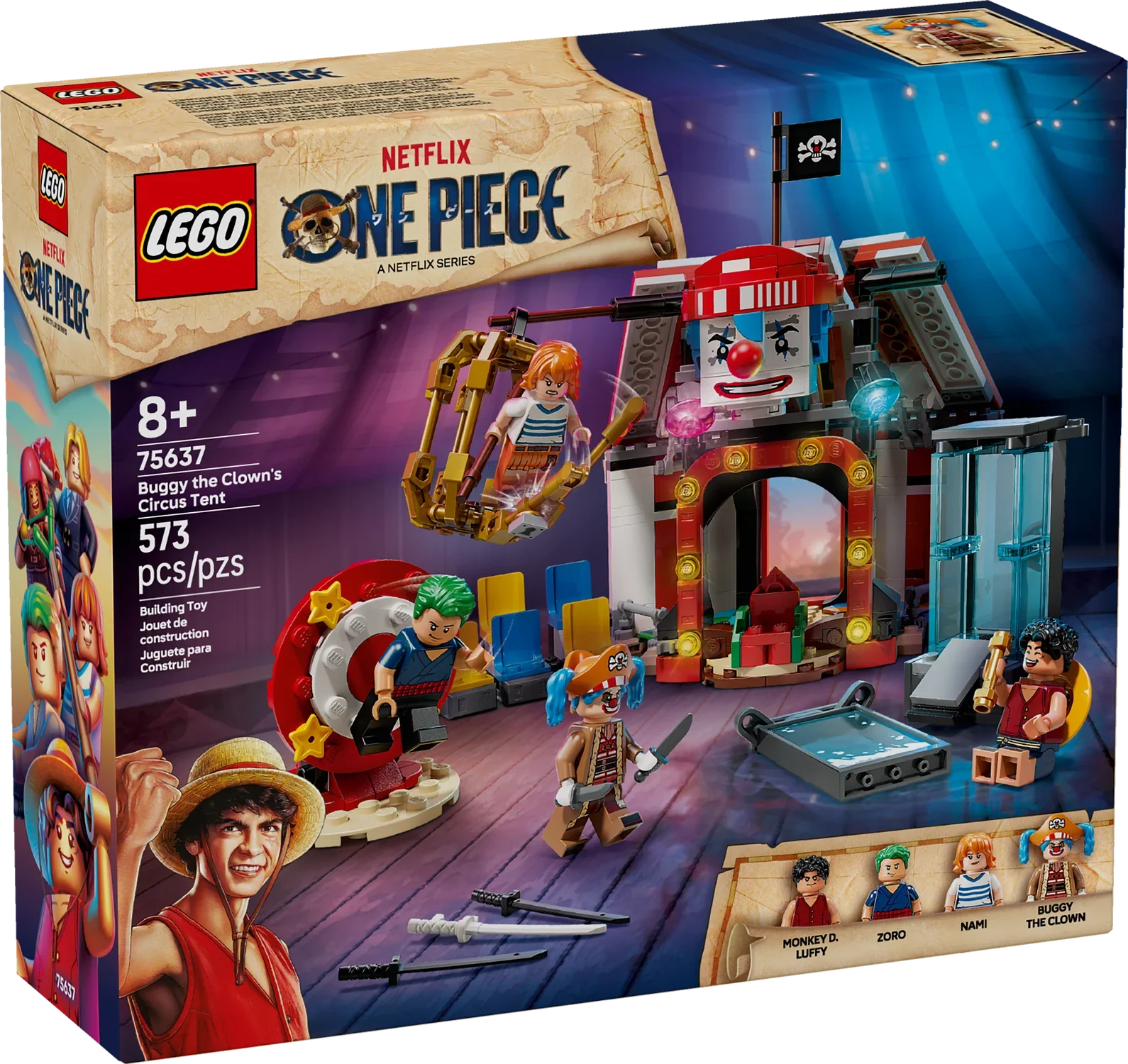 LEGO® ONE PIECE Buggy the Clown's Circus Tent Set 75637
