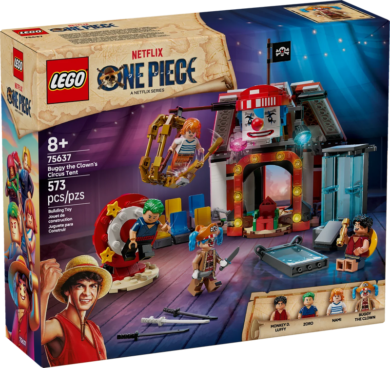 LEGO® ONE PIECE Buggy the Clown's Circus Tent Set 75637