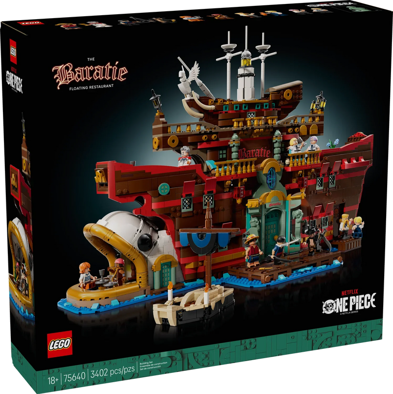 LEGO® ONE PIECE The Baratie Floating Restaurant Set 75640