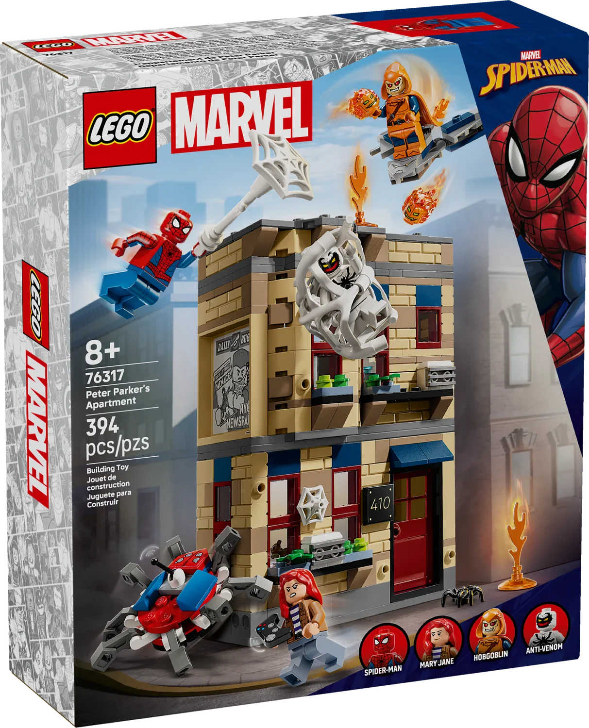 LEGO® Marvel Spider-Man Peter Parker's Apartment Set 76317