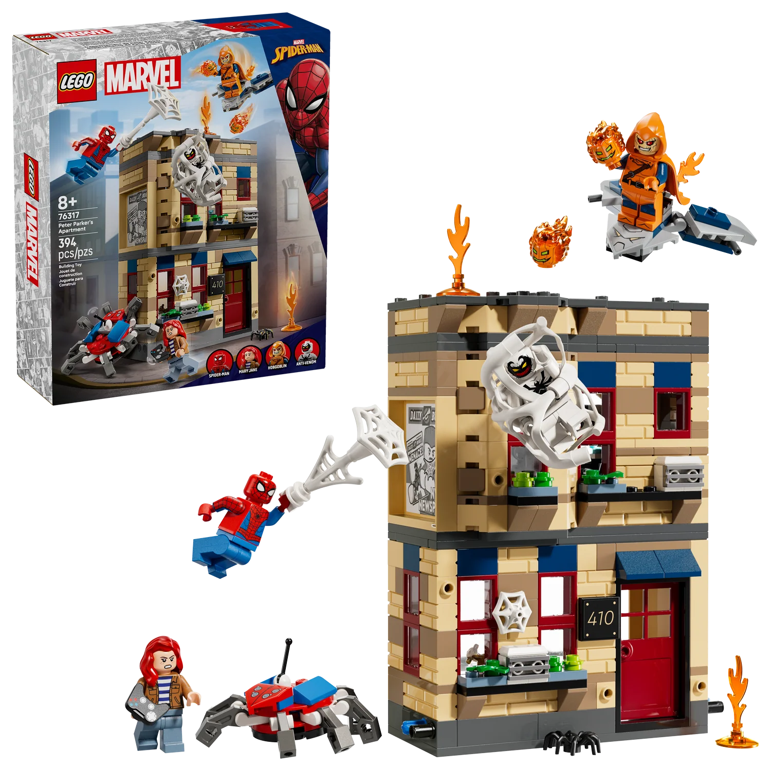 LEGO® Marvel Spider-Man Peter Parker's Apartment Set 76317
