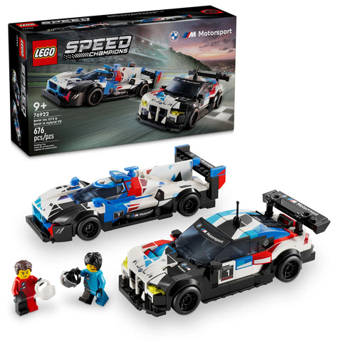 LEGO® SPEED CHAMPIONS BMW M4 GT3 & BMW M Hybrid V8 Race Cars Set 76922
