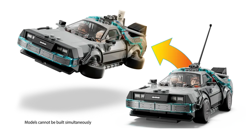 LEGO® SPEED CHAMPIONS Time Machine from Back to the Future Set 77256