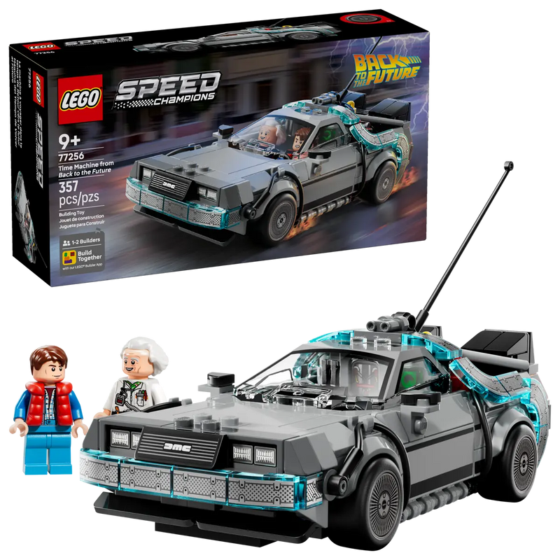 LEGO® SPEED CHAMPIONS Time Machine from Back to the Future Set 77256