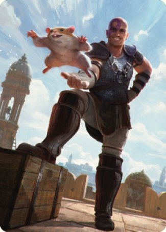 Minsc & Boo, Timeless Heroes Art Card (72) [Commander Legends: Battle for Baldur's Gate Art Series]