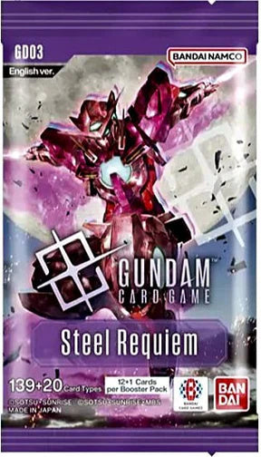 Gundam Card Game - Steel Requiem GD03 - Booster Pack