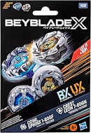 Beyblade X - Dual Pack - Cowl Sphinx 1-80GF BX (Attack Type) / Crest Leon 7-60GN UX (Defense Type)