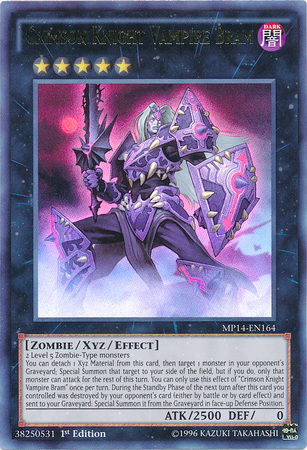 Crimson Knight Vampire Bram [MP14-EN164] Ultra Rare 