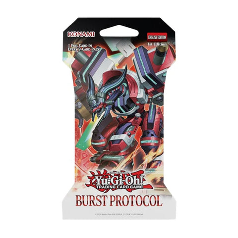 *Pre-Order* Yu-Gi-Oh! - Burst Protocol - Sleeved Booster Pack- 1st Edition
