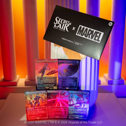 Magic The Gathering - Secret Lair Drop: Secret Lair x Marvel's Captain America (Rainbow Foil Edition)