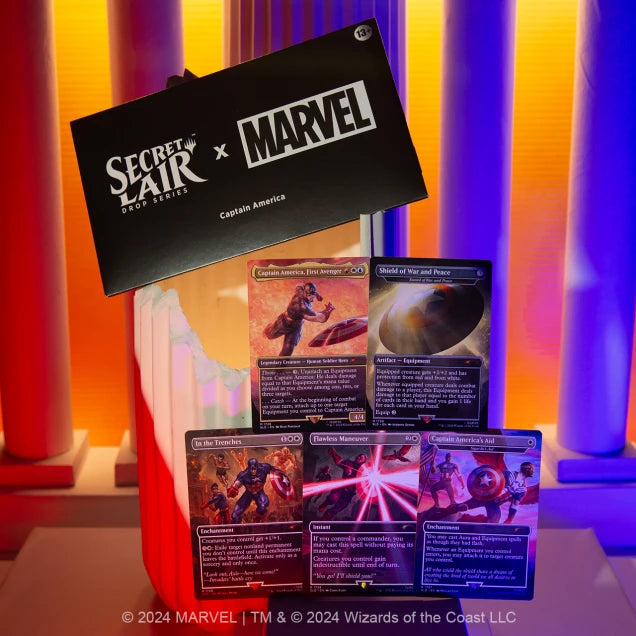 Magic The Gathering - Secret Lair Drop: Secret Lair x Marvel's Captain America (Non-Foil Edition)