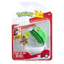Pokémon - Clip 'N' Go - Figure & Poké Ball Set (Chespin - Friend Ball)