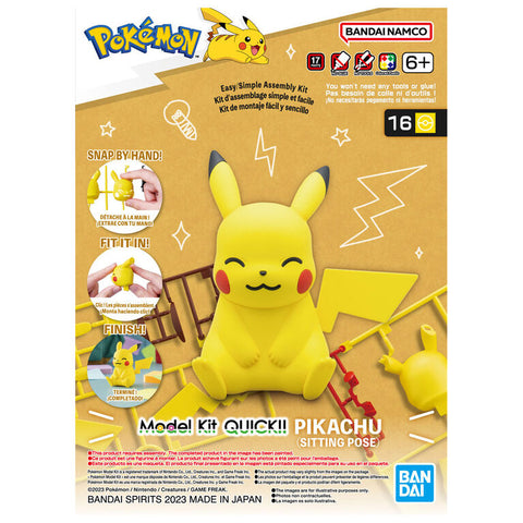 Pokémon - Pikachu (Sitting Pose) - Model Kit Quick!!