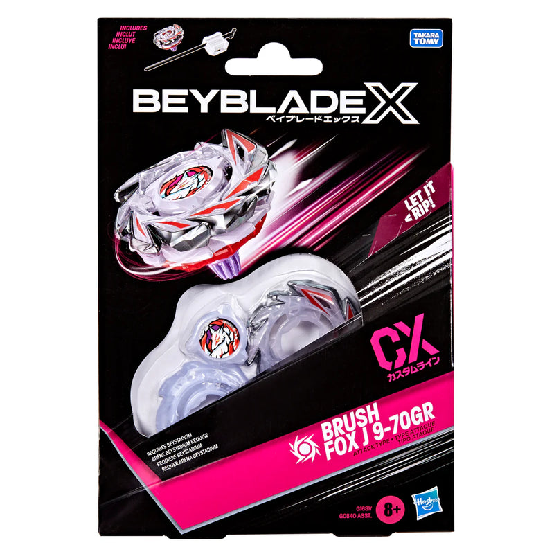 Beyblade X - Brush Fox J 9-70GR CX (Attack Type)