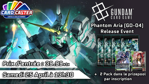 Gundam - Phantom Aria GD-04 Release Event - Samedi 25 Avril 13h30