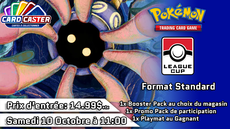 Pokémon - League Cup septembre - Samedi 10 Octobre 11h00