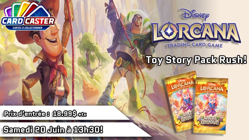 Disney Lorcana - Wilds Unknown - Toy Story V Pack Rush!