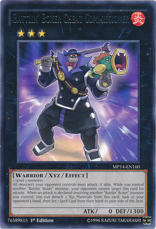 Battlin' Boxer Cheat Commissioner [MP14-EN160] Rare 