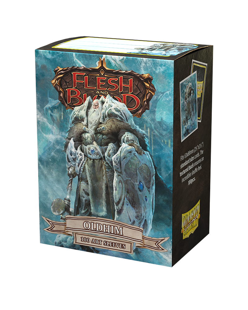 Dragon Shield - Standard Matte Flesh And Blood Art Sleeves - Oldhim (100)
