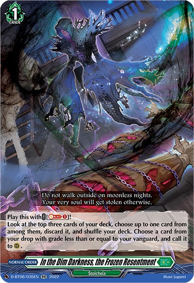 In the Dim Darkness, the Frozen Resentment (D-BT06/035EN) [Blazing Dragon Reborn]