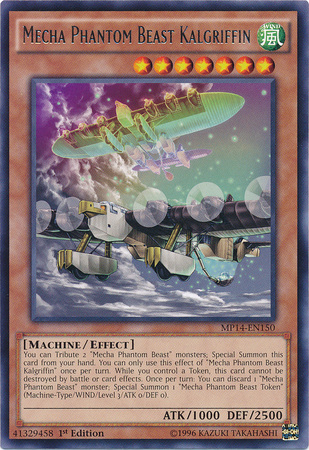 Mecha Phantom Beast Kalgriffin [MP14-EN150] Rare 
