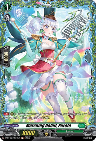 Marching Debut, Purete (D-BT06/FR33EN) [Blazing Dragon Reborn]