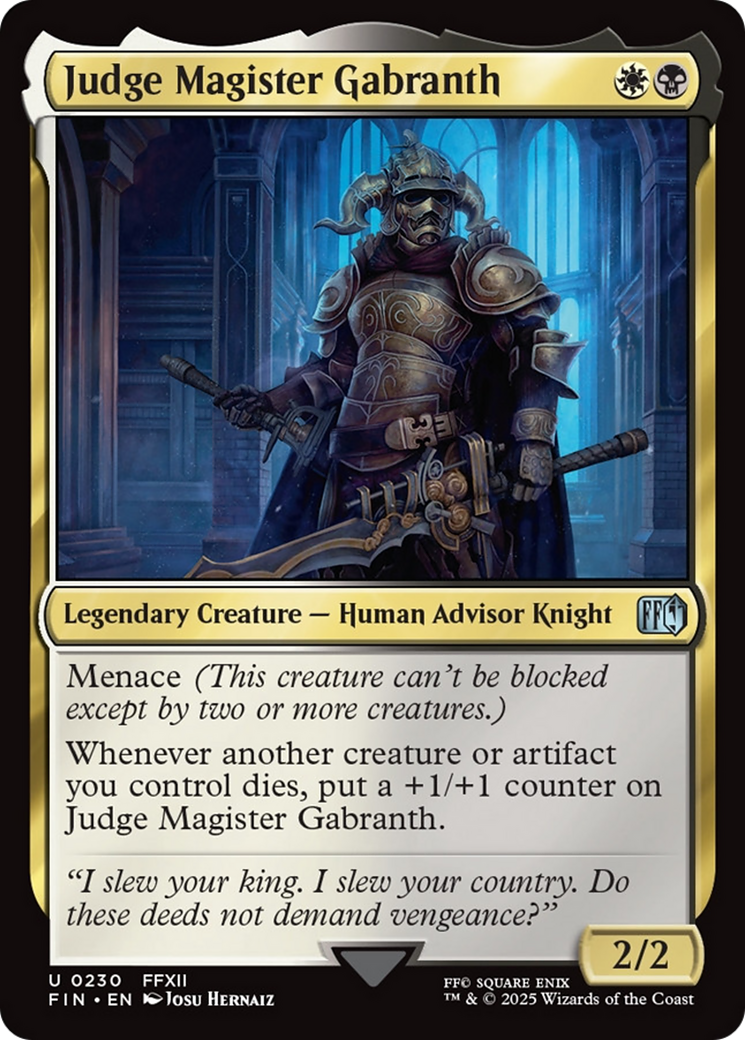 Judge Magister Gabranth [FINAL FANTASY]