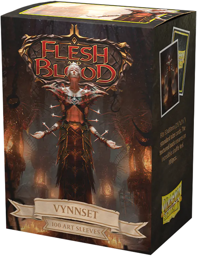 Dragon Shield - Standard Matte Flesh And Blood Art Sleeves - Vynnset (100)