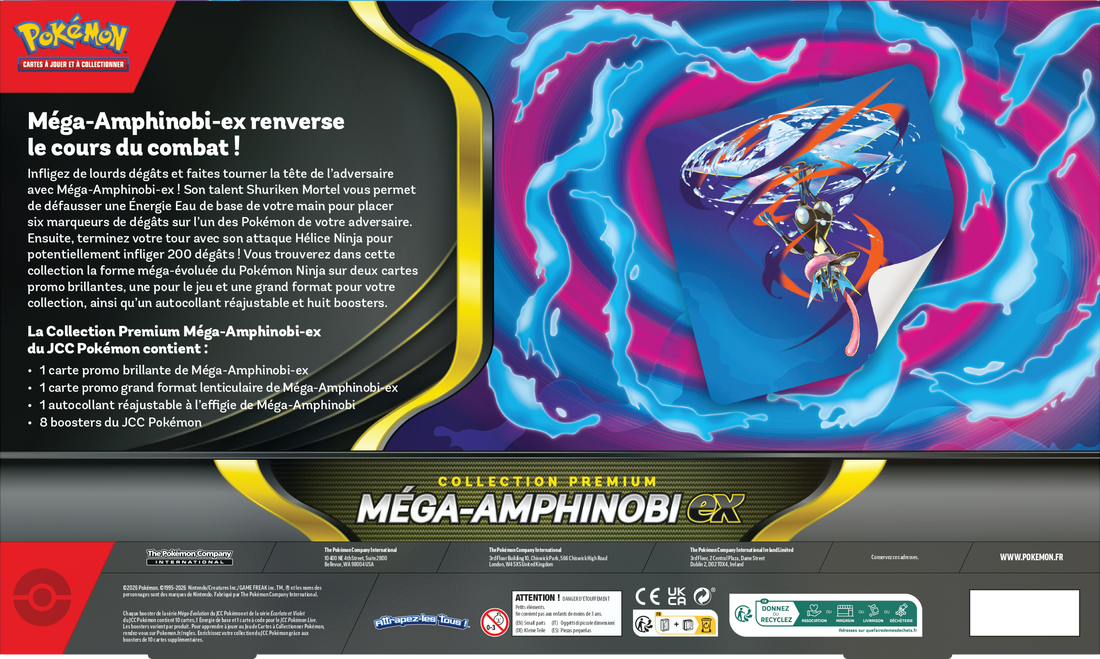 Pokémon - Méga Amphinobi ex - Coffret Collection Premium (French)