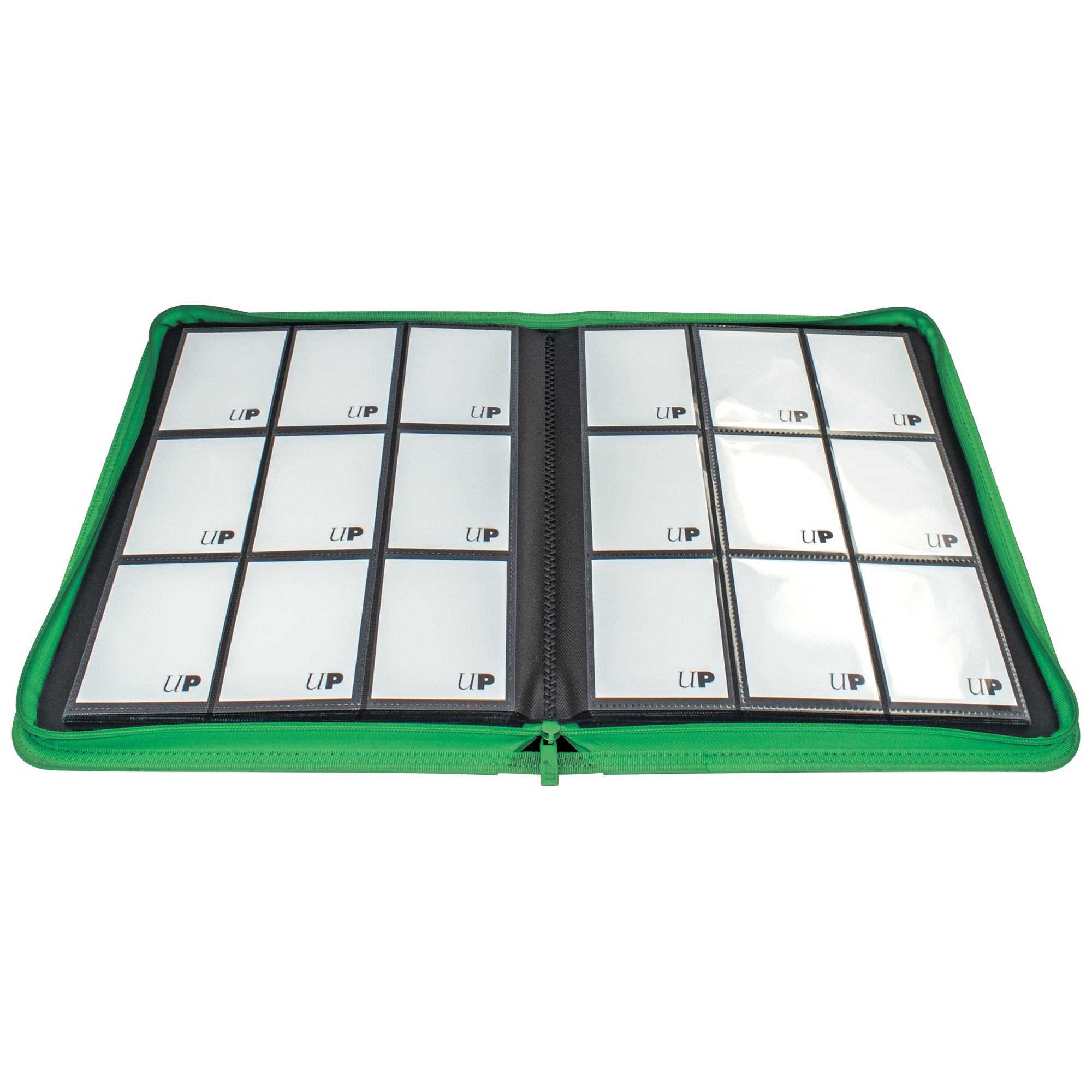 Ultra Pro - Green - 9 Pocket Zippered Binder (360)