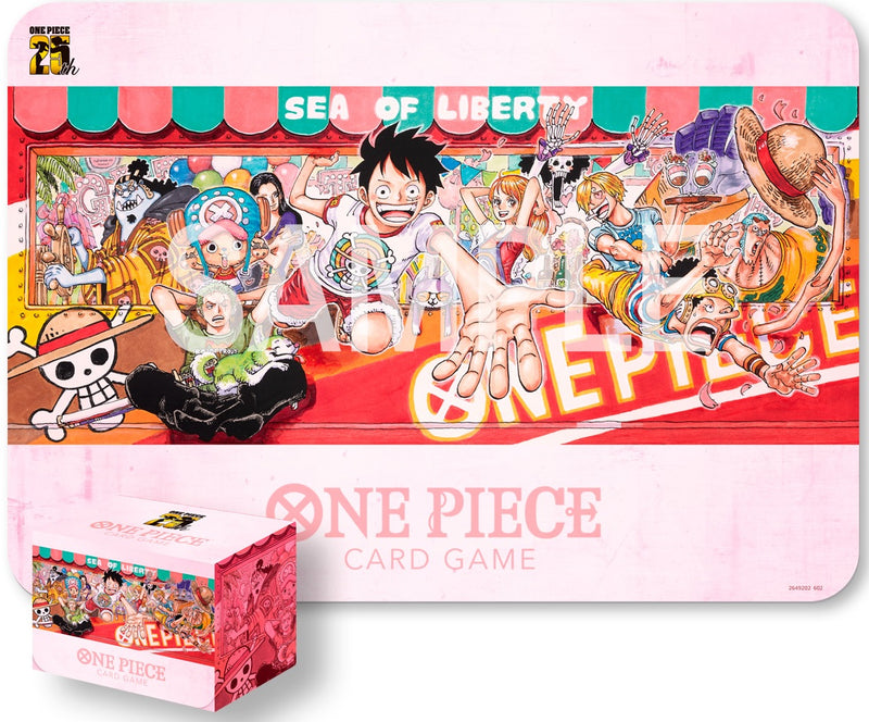 One Piece - Bandai - Playmat And Card Case Set - 25th Edition