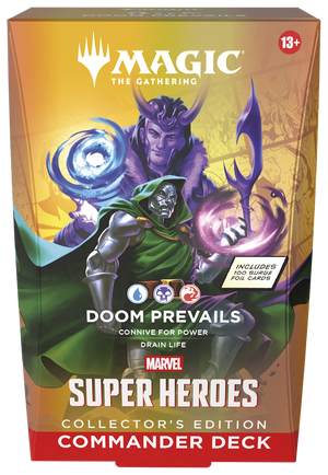 *Pre-Order* Magic The Gathering - Marvel Super Heroes Doom Prevails - Commander Deck Collectors Edition