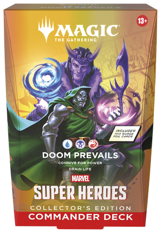 *Pre-Order* Magic The Gathering - Marvel Super Heroes Doom Prevails - Commander Deck Collectors Edition