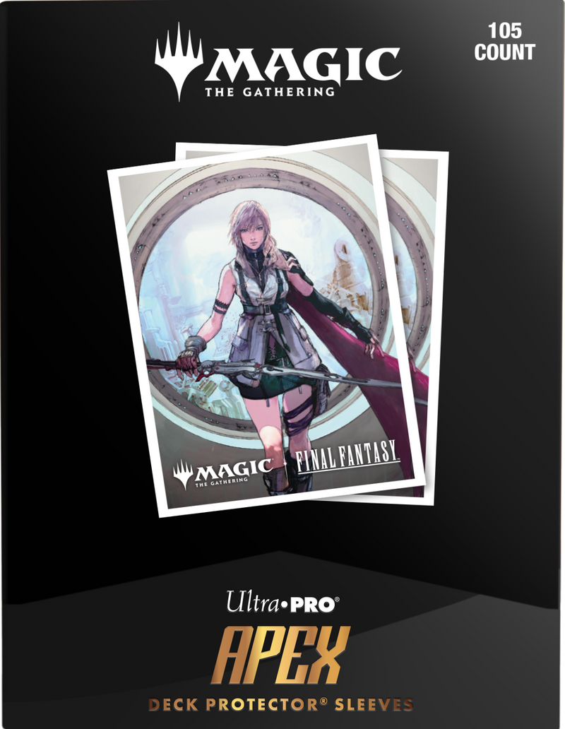 Ultra Pro - Magic The Gathering Final Fantasy - Lightning, Army of One - Apex Sleeves 105Ct