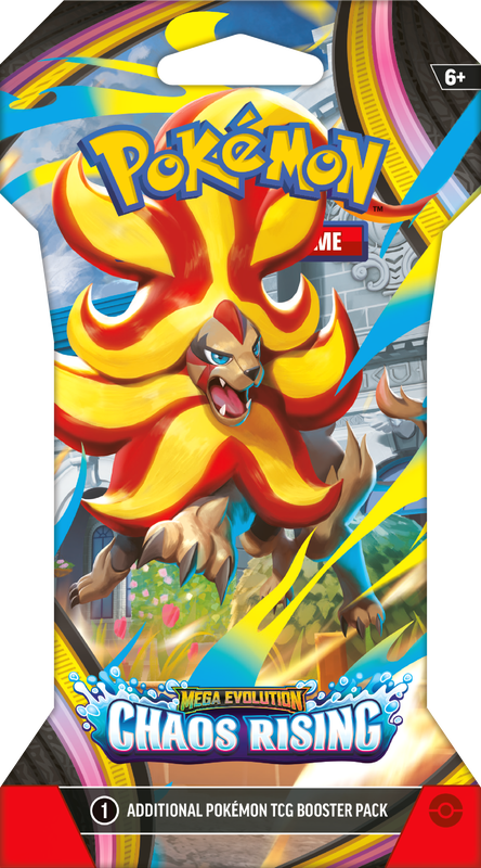 *Pre-Order* Pokémon - Mega Evolution: Chaos Rising - Sleeved Booster Pack