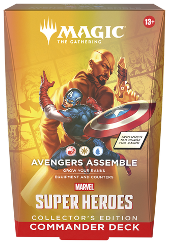 *Pre-Order* Magic The Gathering - Marvel Super Heroes Avengers Assemble - Commander Deck Collectors Edition