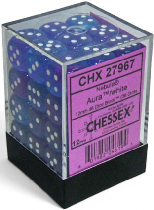 Dices (36D6) - Chessex Nebula (Choose your Color)