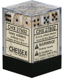 Dices (36D6) - Chessex Marble (Choose your Color)