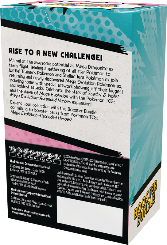 *Pre-Order* Pokémon - Mega Evolution: Ascended Heroes - Booster Bundle