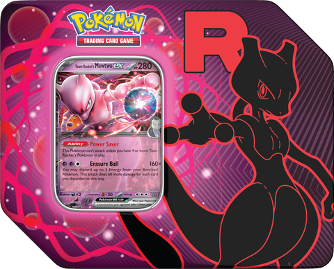 Pokémon - Team Rocket's Mewtwo ex - Tin